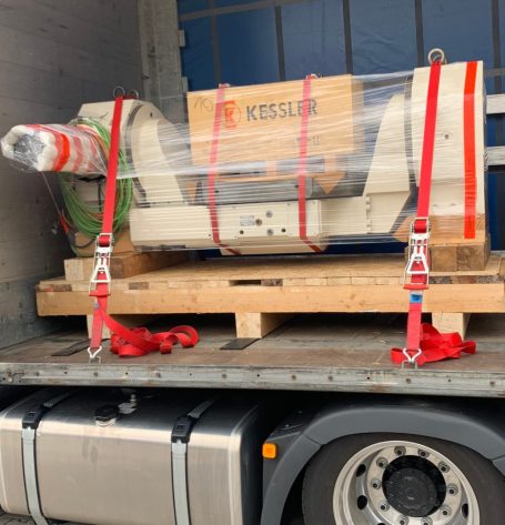 Rückle PKTS4 und Kesssler Motorspindelpatronezusammen nach der Generalüberholung